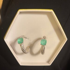 Resort: Mint and Silver Earrings